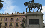 Estatua del rey jaime I en Valencia / ALC.