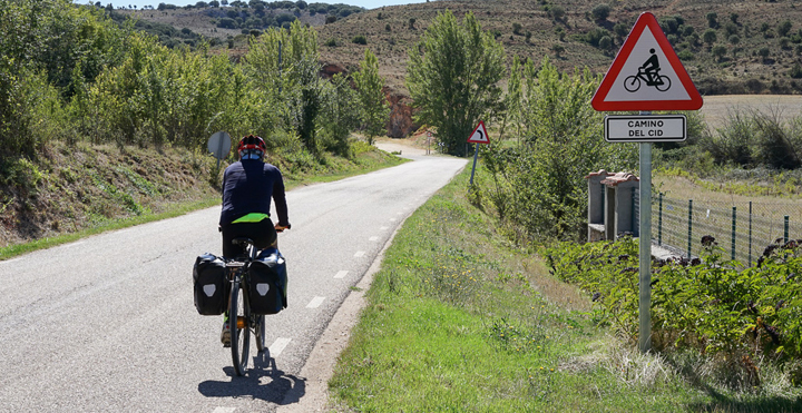 Hans Resing en su ltimo recorrido por el Camino del Cid (Imagen: www.wallizphotos.com)