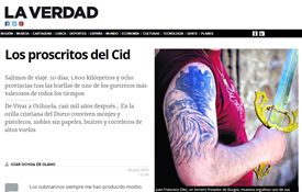 Los proscritos del Cid, 1er reportaje de Vocento dedicado al Camino del Cid Los proscritos del Cid, 1er reportaje de Vocento dedicado al Camino del Cid
