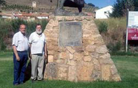 Antonio Utrera y Gerardo Alcañiz en El Poyo del Cid, Teruel (Imagen: Víctor Utrera) Antonio Utrera y Gerardo Alcañiz en El Poyo del Cid, Teruel (Imagen: Víctor Utrera)