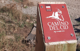 La campaña 2023 de la señalización del Camino del Cid ha dado comienzo en Zaragoza La campaña 2023 de la señalización del Camino del Cid ha dado comienzo en Zaragoza