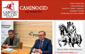 Imagen del Boletín de Noticias del Camino del Cid correspondiente al mes de octubre Imagen del Boletín de Noticias del Camino del Cid correspondiente al mes de octubre