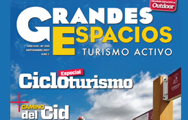 Portada de la revista Grandes Espacios del número de septiembre Portada de la revista Grandes Espacios del número de septiembre