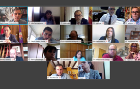 La reunión, telemática, ha servido para hacer balance de los trabajos realizados La reunión, telemática, ha servido para hacer balance de los trabajos realizados