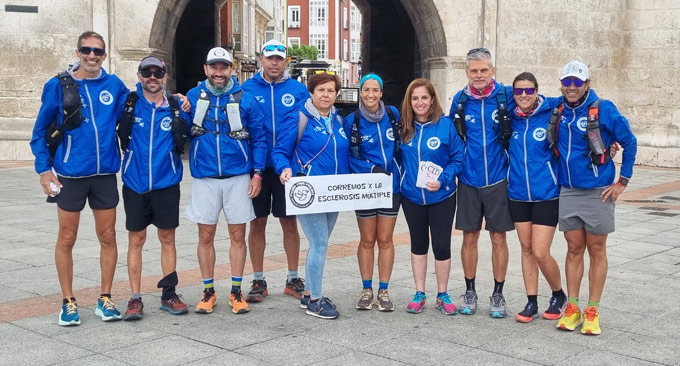 Miembros de la Asociación Social por la Esclerosis Múltiple “Pichón Trail Project” en Burgos Miembros de la Asociación Social por la Esclerosis Múltiple “Pichón Trail Project” en Burgos
