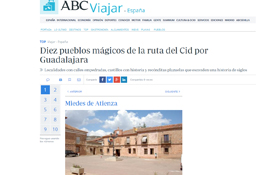 ABC nos propone diez destinos del Camino del Cid a su paso por Guadalajara ABC nos propone diez destinos del Camino del Cid a su paso por Guadalajara
