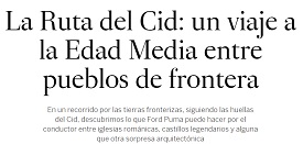 Imagen del reportaje publicado en el suplemento El Viajero del periódico El País Imagen del reportaje publicado en el suplemento El Viajero del periódico El País