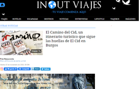 Captura reportaje sobre el Camino del Cid de Inout Viaje Captura reportaje sobre el Camino del Cid de Inout Viaje
