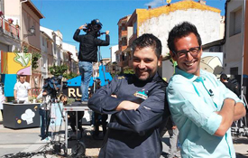 Presentadores de Rural Chef, programa que emite Aragón Tv Presentadores de Rural Chef, programa que emite Aragón Tv