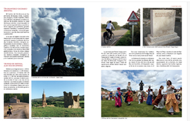 Páginas interiores del reportaje sobre el Camino del Cid publicado en Verde Teruel Páginas interiores del reportaje sobre el Camino del Cid publicado en Verde Teruel