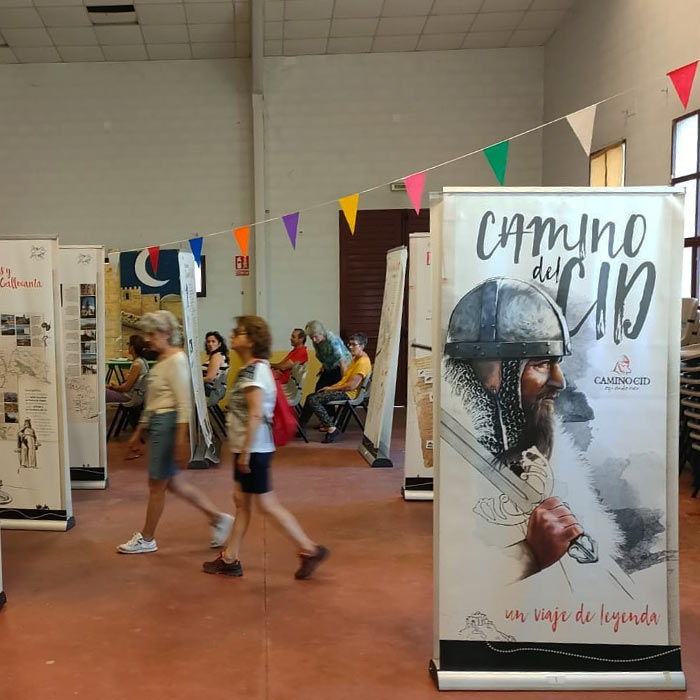 La exposición del Camino del Cid durante el "Verano del Cid" en Anguita, Guadalajara La exposición del Camino del Cid durante el "Verano del Cid" en Anguita, Guadalajara