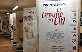 La exposición del Camino del Cid en el Monasterio de San Agustín de Burgos La exposición del Camino del Cid en el Monasterio de San Agustín de Burgos