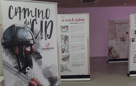 La exposición del Camino del Cid en el edificio Colache de Villena (Alicante) La exposición del Camino del Cid en el edificio Colache de Villena (Alicante)