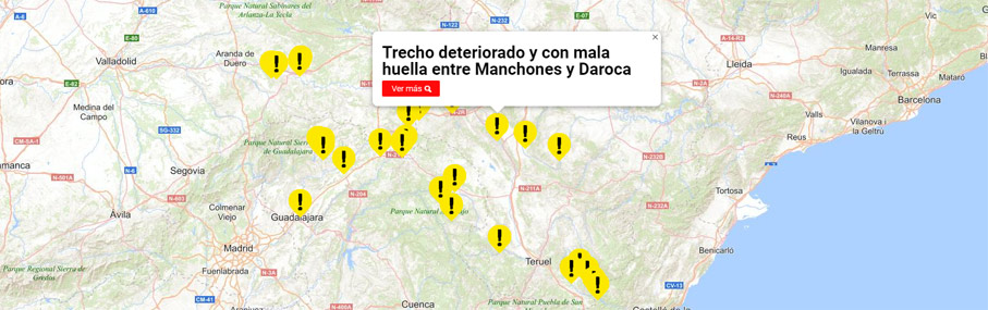Actualización de la sección "Alertas en Ruta" Actualización de la sección "Alertas en Ruta"