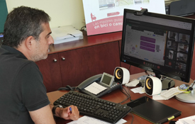 El gerente del Consorcio Camino del Cid, Alberto Luque, ha participado vía telemática El gerente del Consorcio Camino del Cid, Alberto Luque, ha participado vía telemática