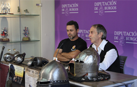 Javier Alonso (a la izda. de la imagen), presidente de la Asociación Vivar Cuna del Cid junto a Juan Carlos Chicote, presidente de "Bohurt Castilla" Javier Alonso (a la izda. de la imagen), presidente de la Asociación Vivar Cuna del Cid junto a Juan Carlos Chicote, presidente de "Bohurt Castilla"