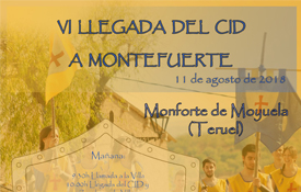 La Llegada del Cid a Monforte tendrá lugar el sábado 11 de agosto La Llegada del Cid a Monforte tendrá lugar el sábado 11 de agosto