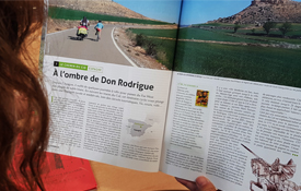 Primeras páginas del reportaje dedicado al Camino del Cid de la revista Outdoor Go! Primeras páginas del reportaje dedicado al Camino del Cid de la revista Outdoor Go!