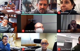 Captura de la reunión técnica previa al Consejo Rector del Consorcio Camino del Cid Captura de la reunión técnica previa al Consejo Rector del Consorcio Camino del Cid