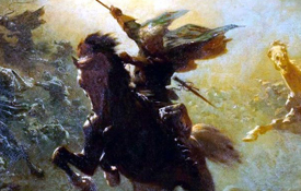 Die Wilde Jagd ("La Chasse sauvage"). Johann Wilhelm Cordes Die Wilde Jagd ("La Chasse sauvage"). Johann Wilhelm Cordes