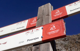 Poste de dirección del Camino del Cid Poste de dirección del Camino del Cid