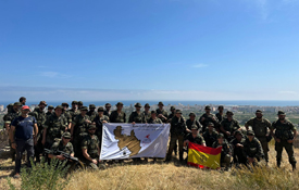 Militares del RT21 en el castillo de Bairén (Gandia, Valencia) Militares del RT21 en el castillo de Bairén (Gandia, Valencia)
