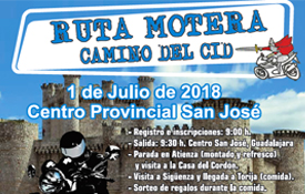 La ruta recorrerá buena parte del Camino del Cid a su paso por la provincia de Guadalajara La ruta recorrerá buena parte del Camino del Cid a su paso por la provincia de Guadalajara