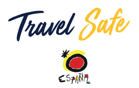 Logo de la campaña de Turespaña "Travel Safe, Travel Again" Logo de la campaña de Turespaña "Travel Safe, Travel Again"