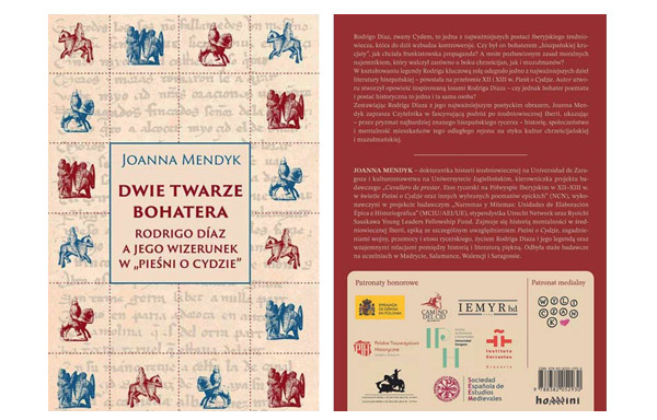 Portada y contraportada del primer libro en polaco sobre el Cid y el Cantar