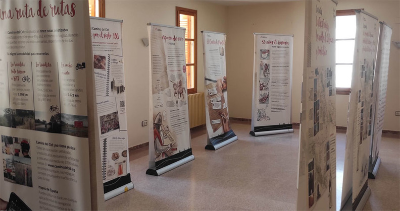 La exposicin del Camino del Cid permanecer en Monreal de Ariza hasta el 19 de septiembre
