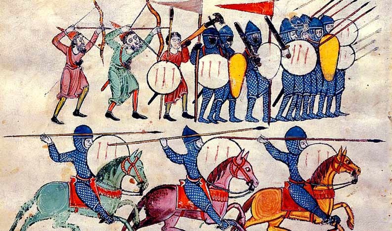 Miniatura incluida en el Beato de las Huelgas (1220)