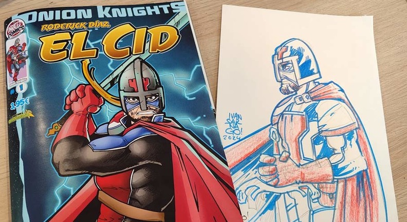"Regreso a casa", primera entrega del cmic "Roderick Daz, El Cid" de Ivn Sarnago