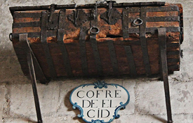 Cofre del Cid en la catedral de Burgos