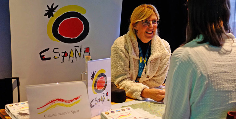 Stand de la Asociacin Rutas Culturales de Espaa