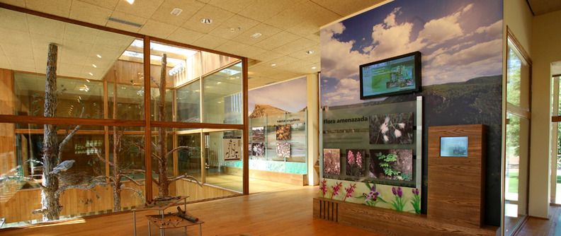 Interior del Centro de Interpretacin Dehesa de Corduente, en Corduente (Guadalajara)