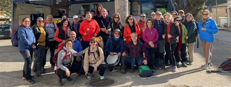 Integrantes del Colegio de Mdicos de Guadalajara en la ruta propuesta por Los Medicid