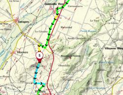 Una de las rutas del Camino del Cid que están disponibles en la aplicación Una de las rutas del Camino del Cid que están disponibles en la aplicación