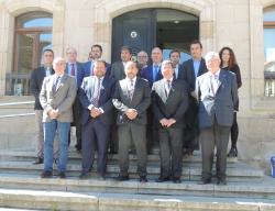 Foto de grupo de los asistentes al Consejo Rector del Consorcio Camino del Cid celebrado en Soria