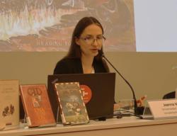 La investigadora Joanna Mendyk en el Instituto Cervantes de Cracovia La investigadora Joanna Mendyk en el Instituto Cervantes de Cracovia