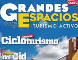 Portada de la revista Grandes Espacios del número de septiembre Portada de la revista Grandes Espacios del número de septiembre
