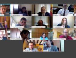 La reunión, telemática, ha servido para hacer balance de los trabajos realizados La reunión, telemática, ha servido para hacer balance de los trabajos realizados