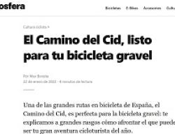 Ciclosfera sugiere la modalidad gravel del Camino del Cid Ciclosfera sugiere la modalidad gravel del Camino del Cid