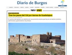 Imagen del reportaje sobre el Camino del Cid a su paso por Guadalajara publicado en Diario de Burgos Imagen del reportaje sobre el Camino del Cid a su paso por Guadalajara publicado en Diario de Burgos