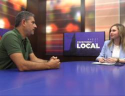 Un momento de la entrevista en el programa "Escritorio Local" de Canal 54 Un momento de la entrevista en el programa "Escritorio Local" de Canal 54