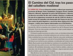 La revista Historia de Iberia dedica un espacio al Camino del Cid en su monográfico sobre la figura del Campeador