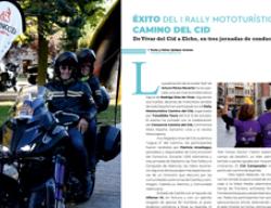 Primeras páginas del reportaje sobre el Camino del Cid de la revista Motoviajeros Primeras páginas del reportaje sobre el Camino del Cid de la revista Motoviajeros