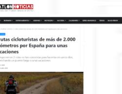Imagen del artículo de Triatlón Noticias dedicado al Camino del Cid Imagen del artículo de Triatlón Noticias dedicado al Camino del Cid