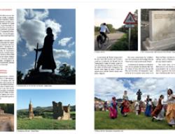 Páginas interiores del reportaje sobre el Camino del Cid publicado en Verde Teruel