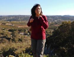Marian Ramos en uno de sus últimos viajes Marian Ramos en uno de sus últimos viajes