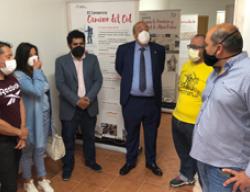 Un momento de la inauguración de la exposición del Camino del Cid en El Poyo del Cid (Teruel) Un momento de la inauguración de la exposición del Camino del Cid en El Poyo del Cid (Teruel)